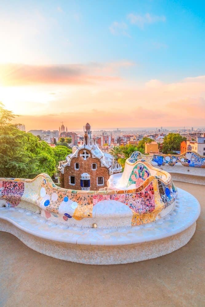 Parque Güell em Barcelona